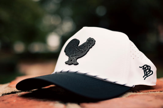 Cookies and Cream Rooster Rope Hat